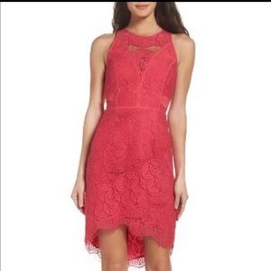 Adelyn Rae Pink Lace Dress
